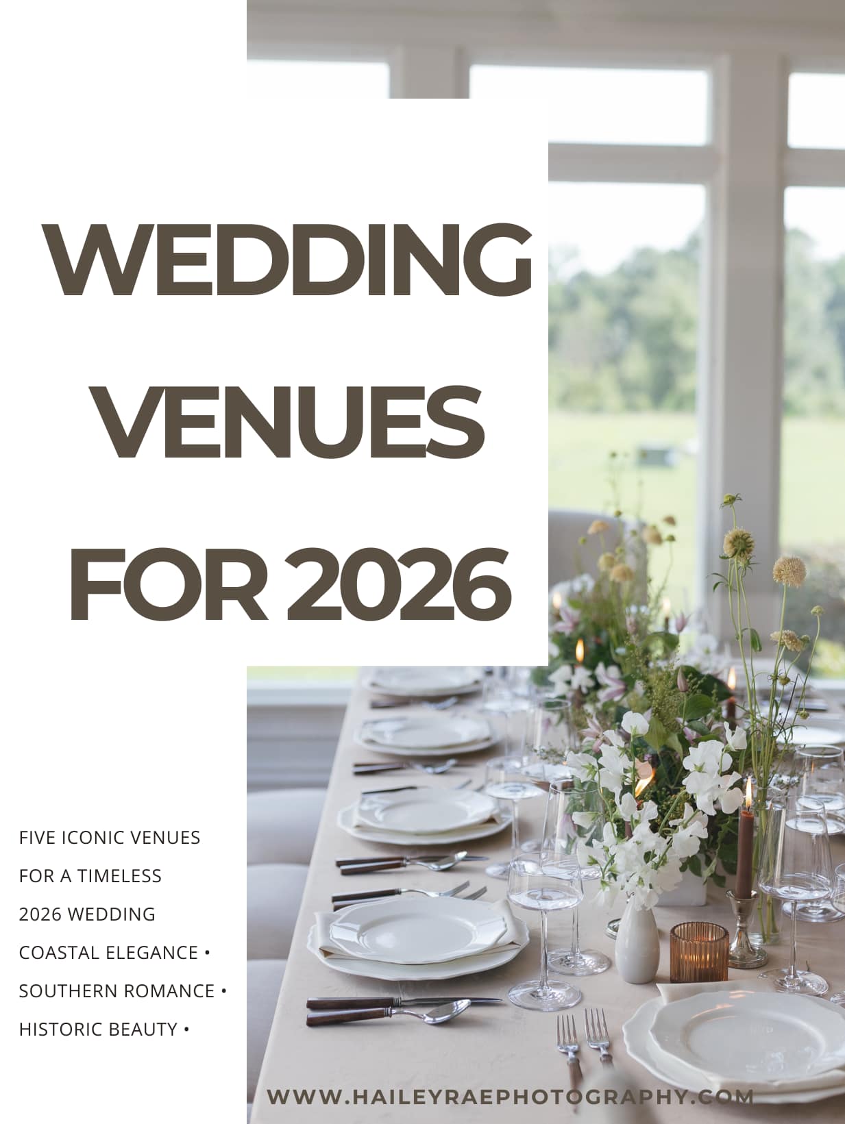 The top wedding venues couples should be on the lookout for 2026 wedding season