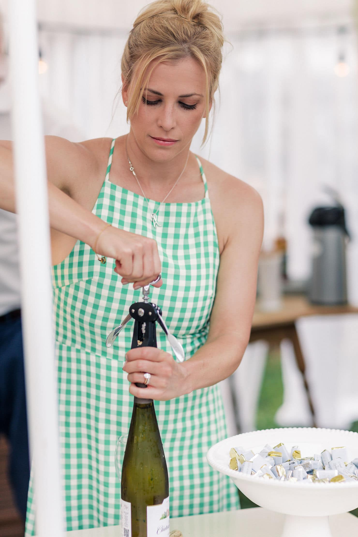 a martha stewart style back yard garden wedding