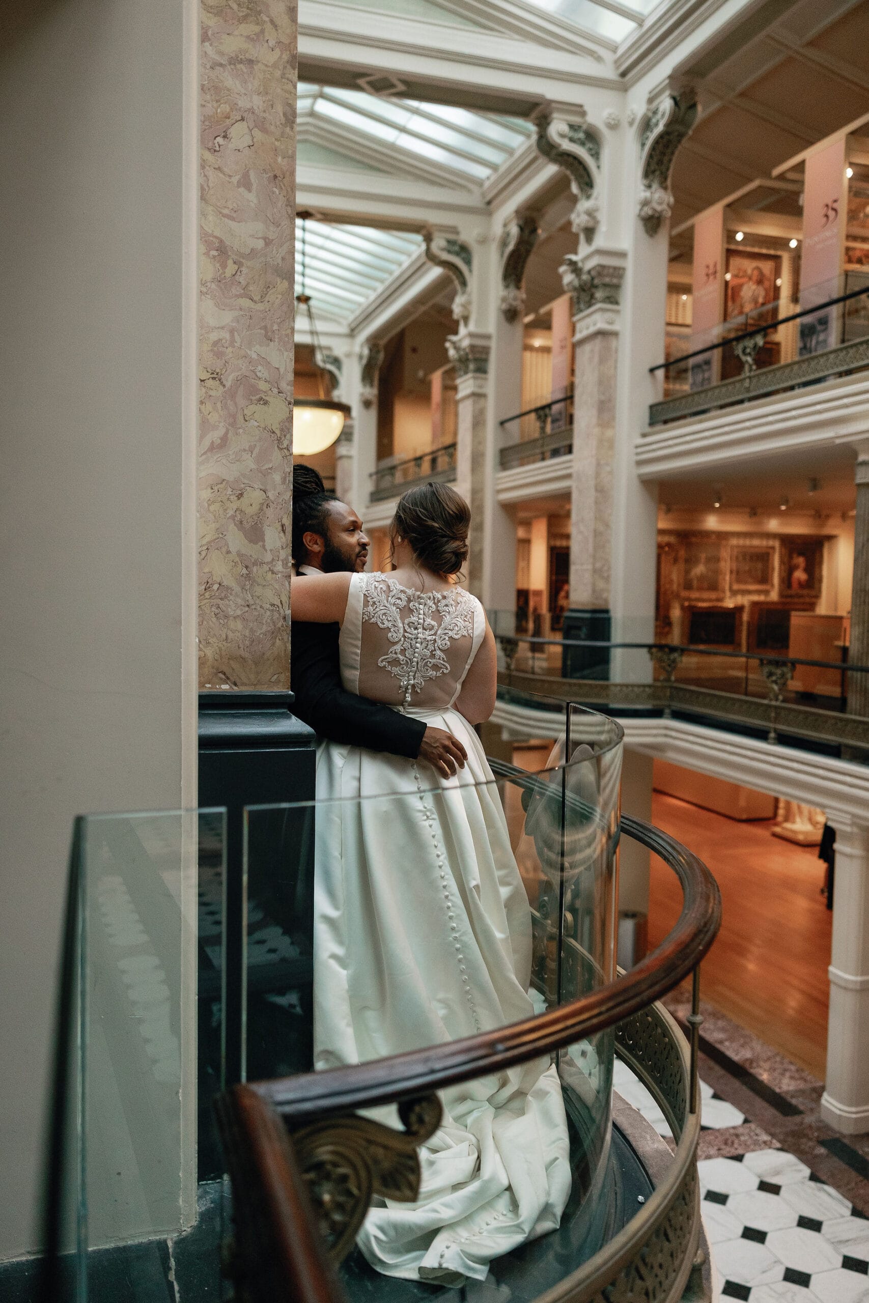 National Portrait Gallery Wedding portraits in Washington DC
