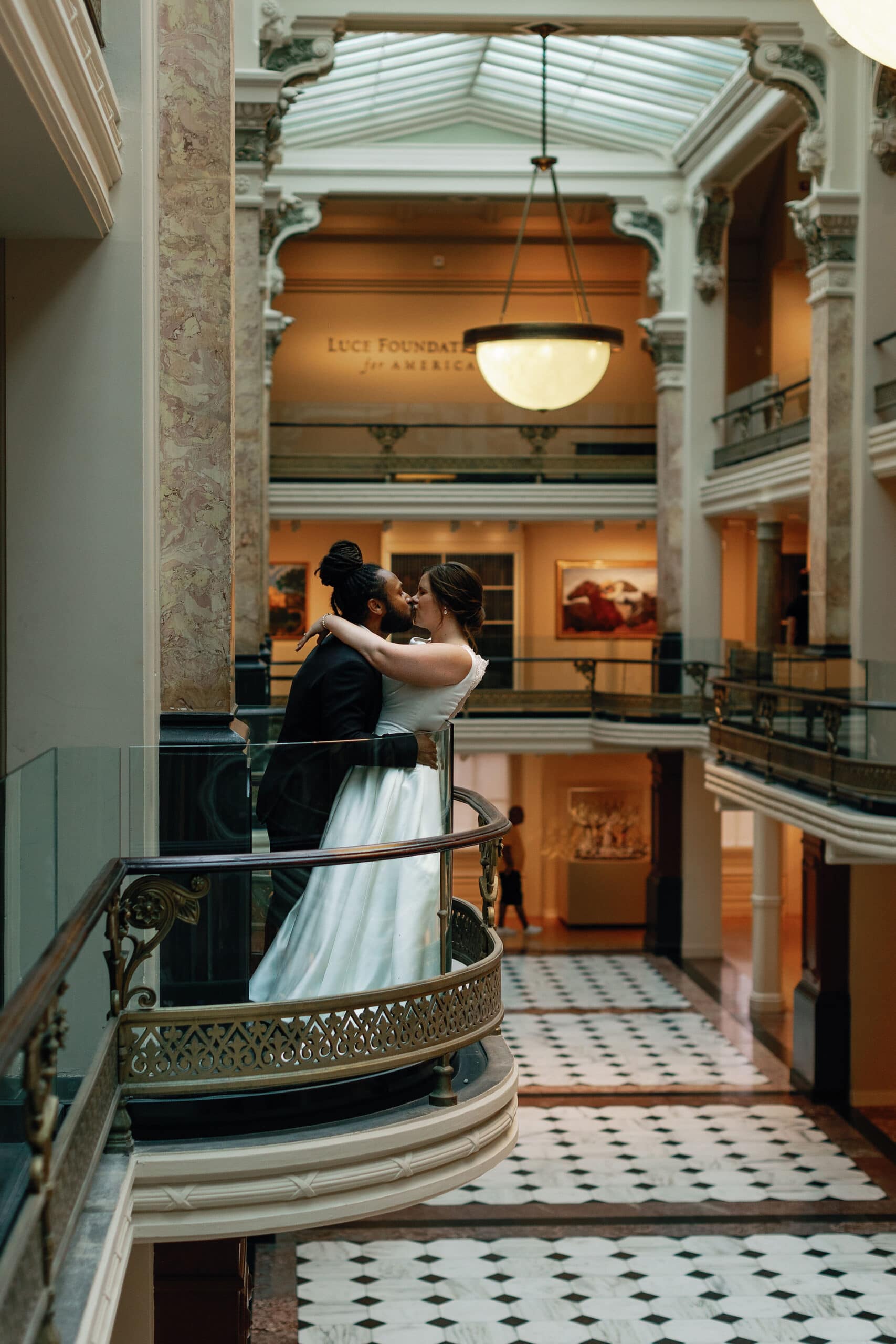 National Portrait Gallery Wedding portraits in Washington DC