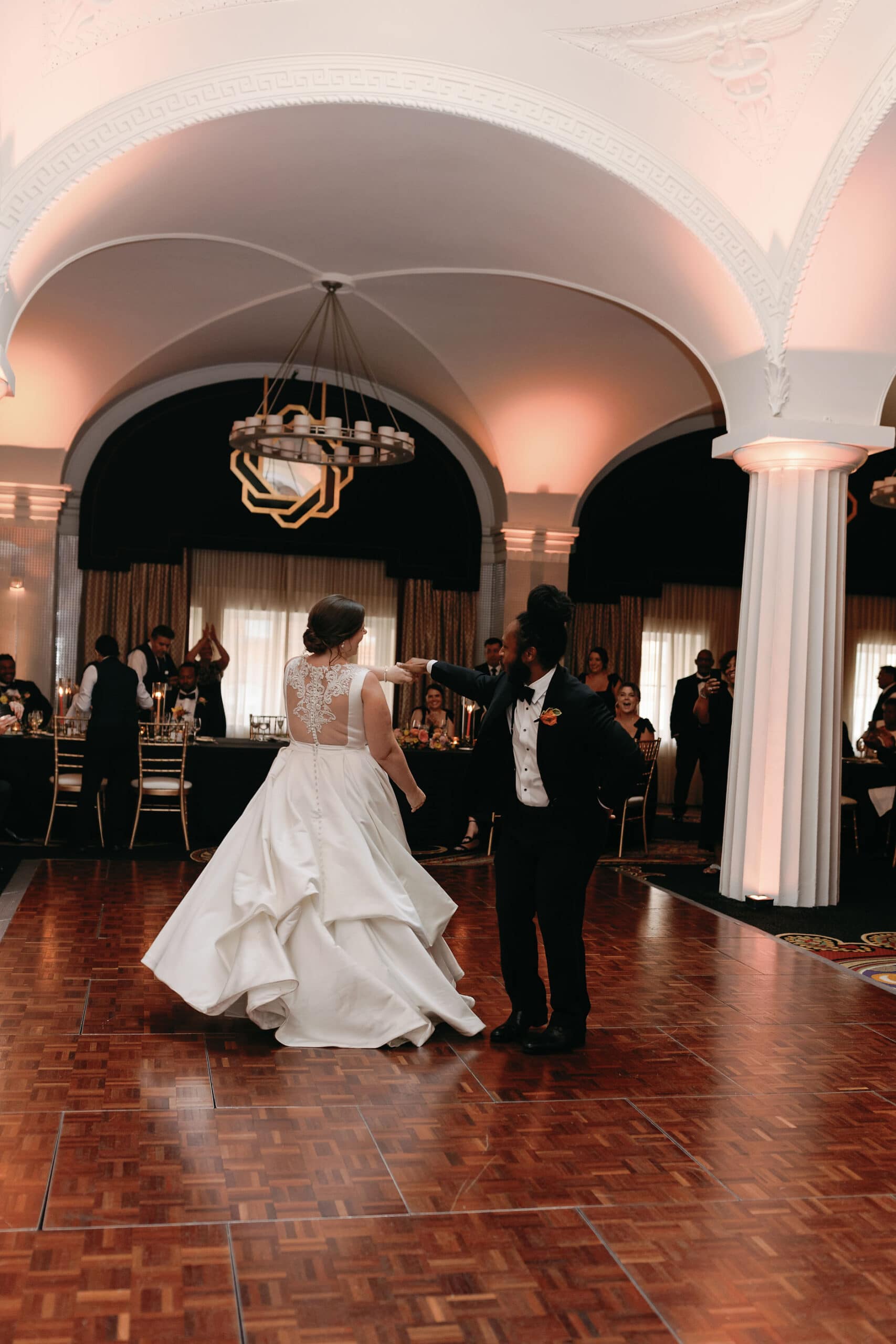 timeless and elegant black tie wedding at Hotel Monaco in Washington DC