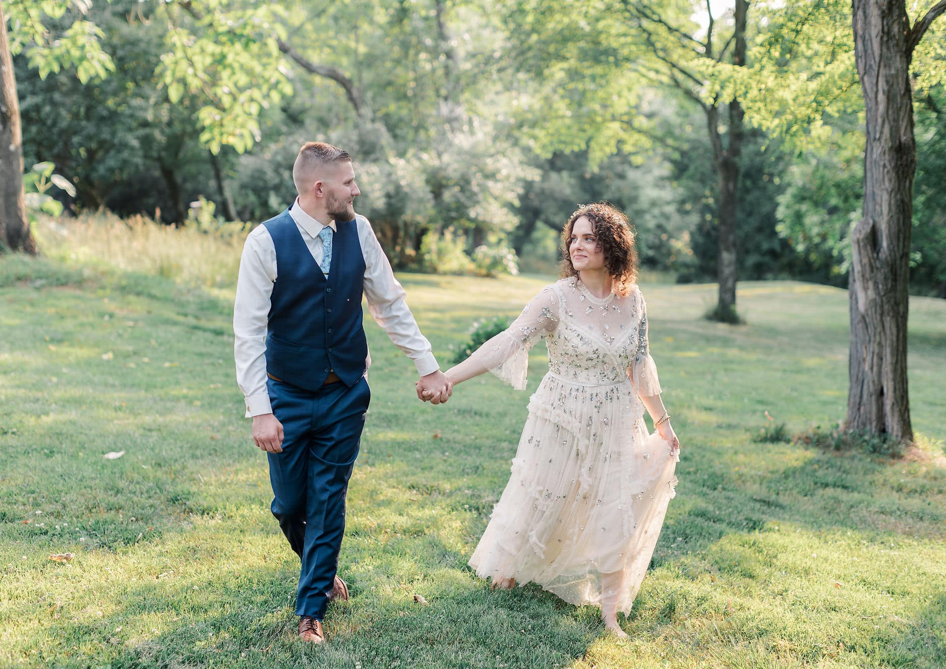 Euphoria and Serenity: The Unforgettable Beauty of Zack and Sarah's Garden Reception