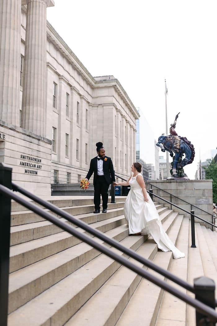 National Portrait Gallery Wedding portraits in Washington DC