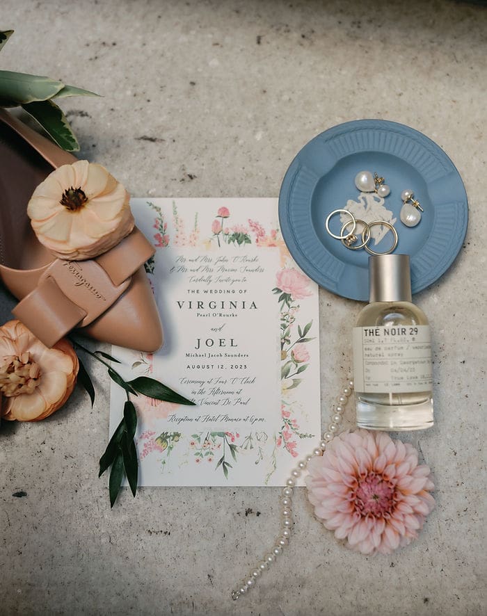 Downtown DC wedding with florals from Helen Olivia Flowers DC florist