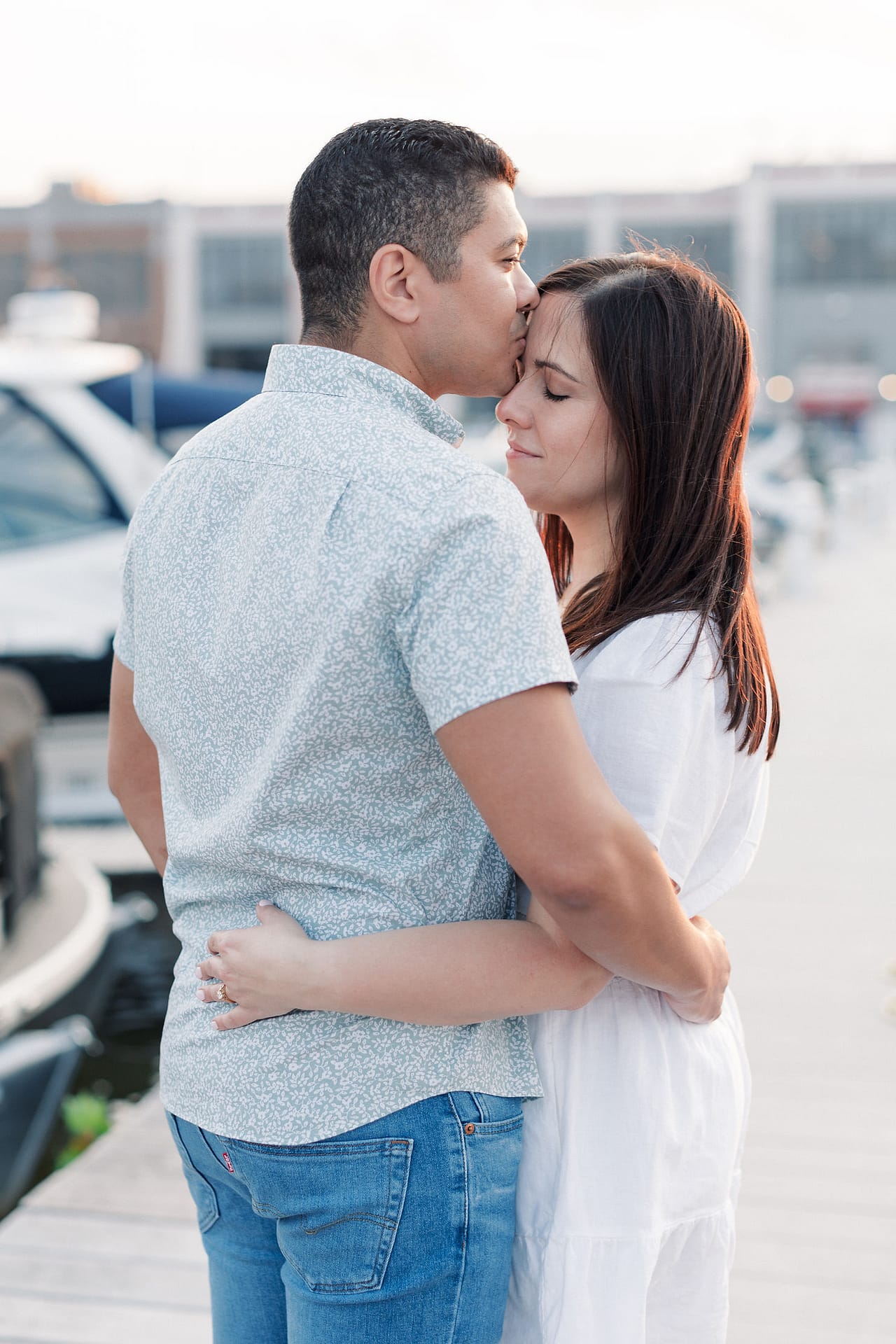 Old Town Alexandria waterfront engagement 