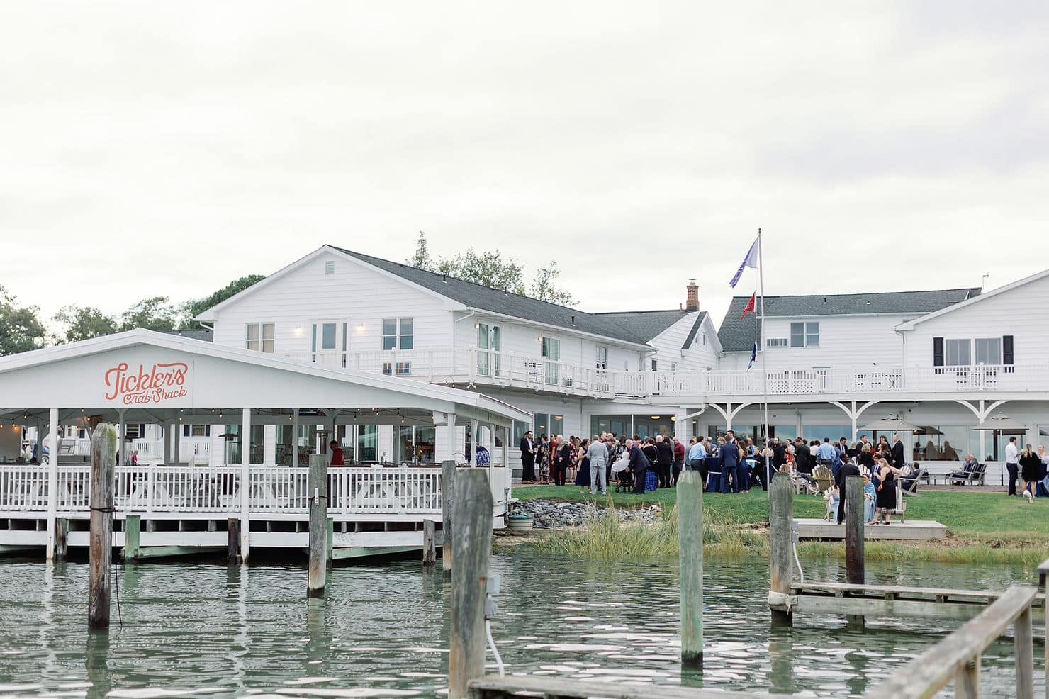  Elopement ceremony in historic St. Michaels with picturesque harbor views