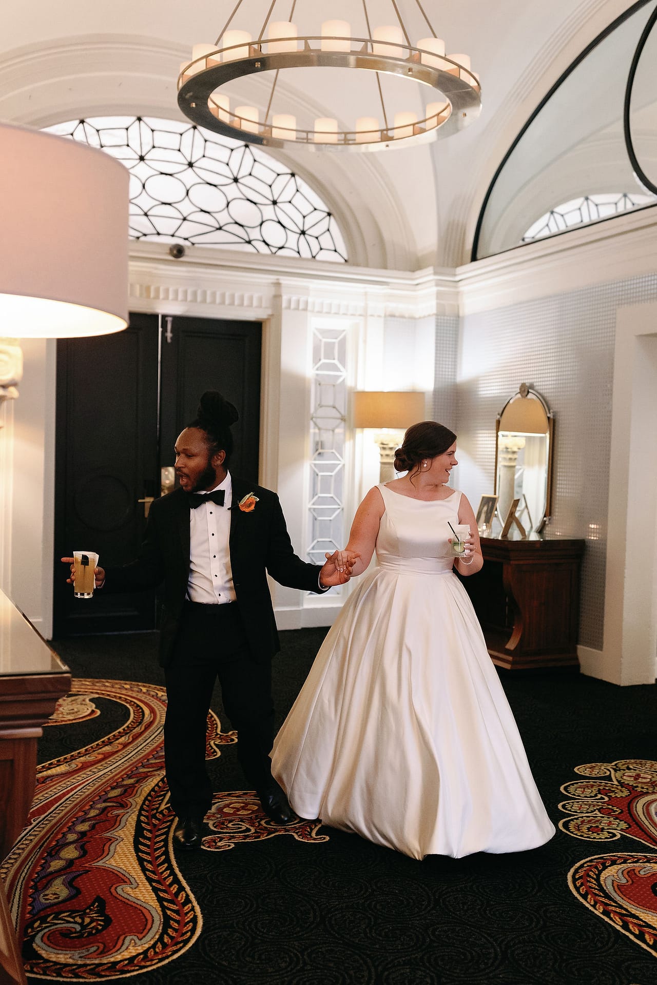 A reception first look inside Hotel Monaco in Washington, DC