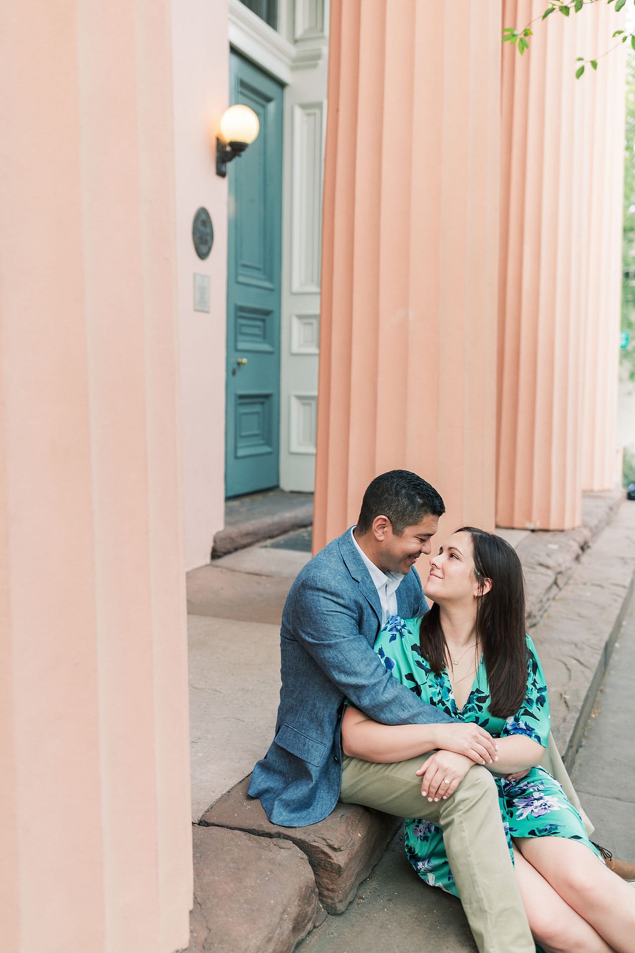 Northern Virginia intimate engagement session in Old Town Alexandria