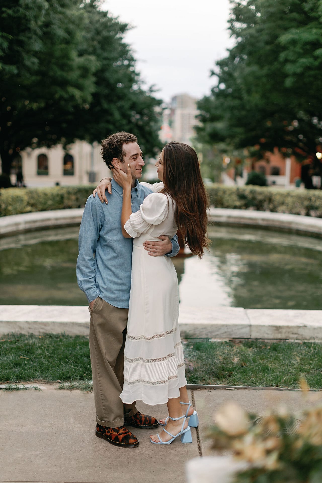 Mt Vernon Engagement photo ideas in the park