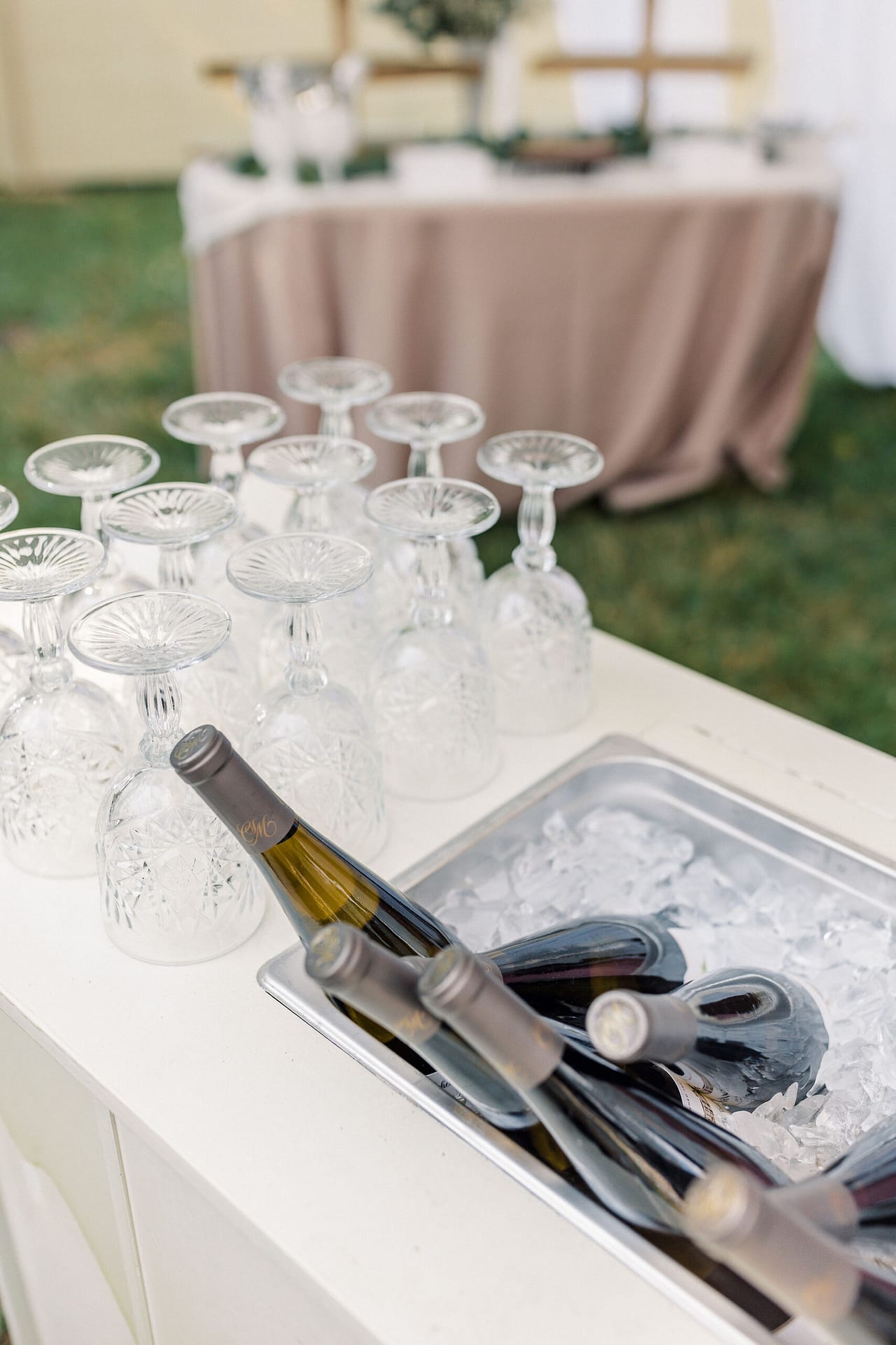 a maryland back yard wedding film style photos