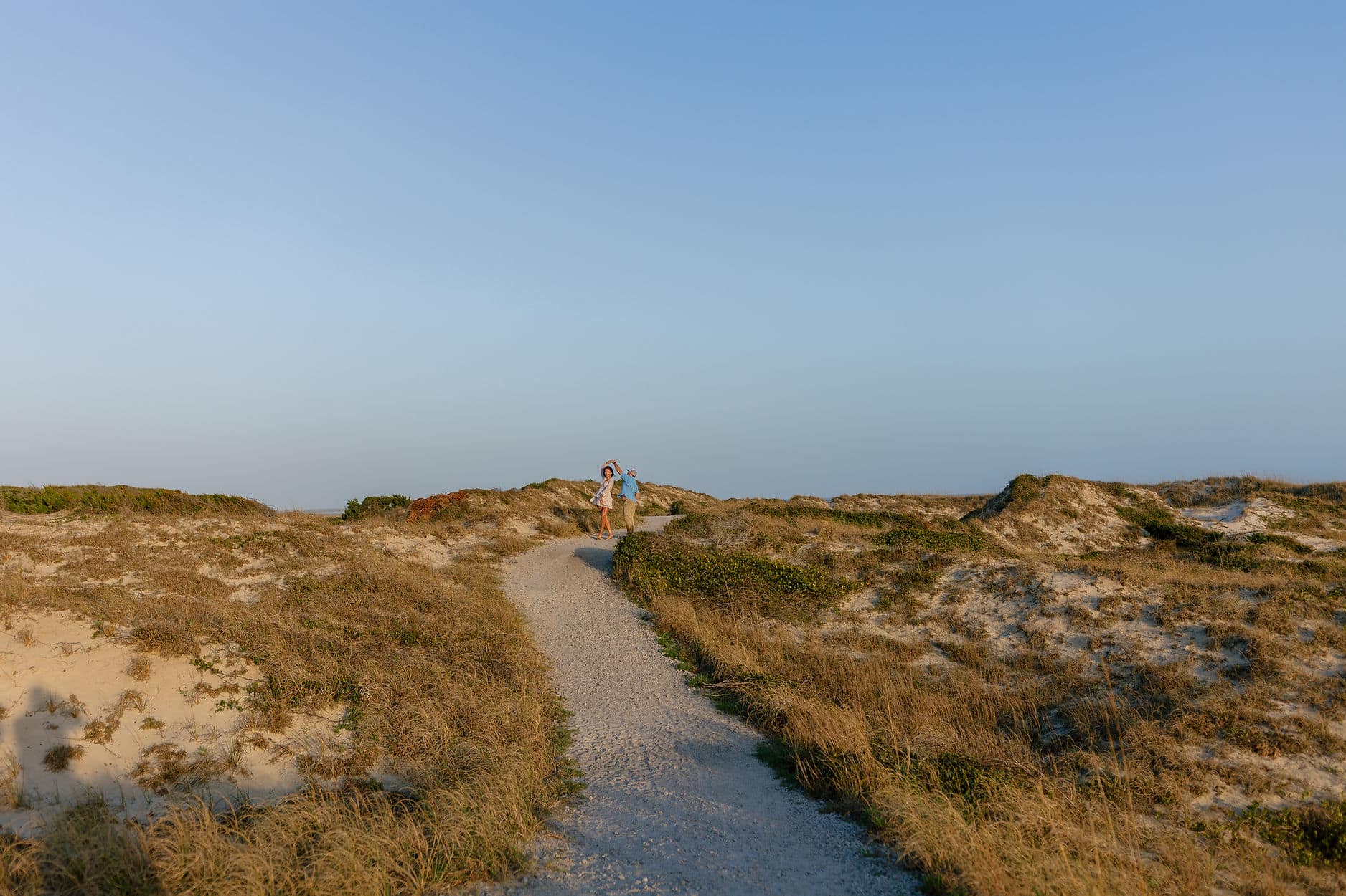 Sunset over the Crystal Coast during Atlantic Beach photo session